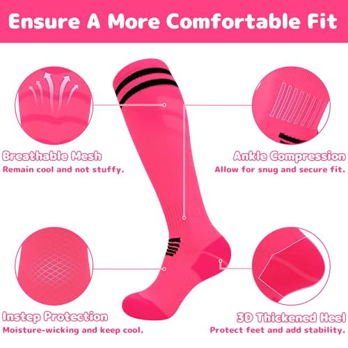 Olreco Kids Soccer Socks Youth Baseball Socks Men Women Softball Sock for Girls Boys Football Sock Men Team Sports Accessory2