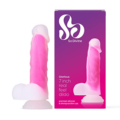 So Divine - Glorious Real Skin Feel Pink Dildo So Divine - Glorious Real Skin Feel Pink Dildo