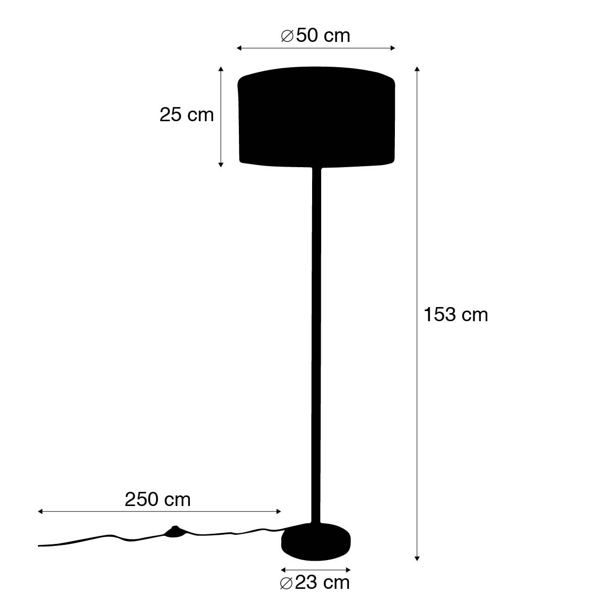 Qazqa rústico Lámpara de pie rural madera con pantalla marrón claro - Mels/Redonda/Alargada Adecuado para LED Max. 1 x 40 Watt