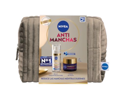 NIVEA Cellular LUMINOUS 630 Pack Anti-Blemish Anti-Aging Treatment Advanced Treatment Set with Advanced Treatment Serum (1 x 30 ml) and Night Cream (1 x 50 ml) for an even and luminous skin