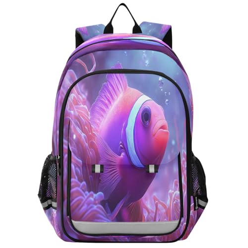 Sac à dos ordinateur portable lycéen décontracté motif marin