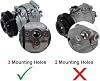 Compresor de AC A-Premium con Embrague | Compatible con Acura TL 2009-2014, TSX 2010-2014, RDX 2013-2015 y Honda Accord 2008-2012, Accord Crosstour, Crosstour 4
