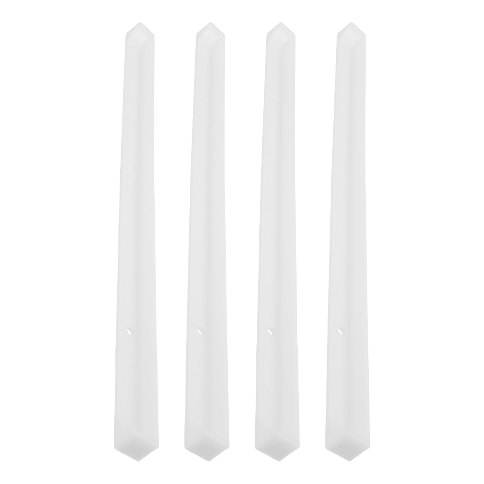 Correderas laterales HAMPPLIES de 42 cm, juego de 2 pares de rieles plásticos silenciosos