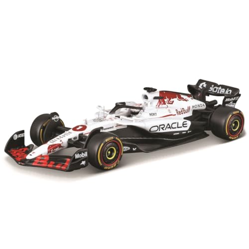 Bburago - Red Bull F1 RB21 Japon 2025 n° 1, Voiture miniaturisée à l'échelle 1:18, à partir de 14 Ans