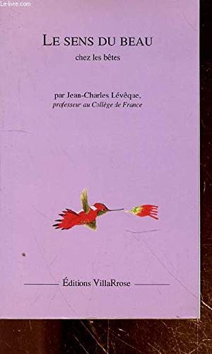 Le sens du beau chez les bêtes