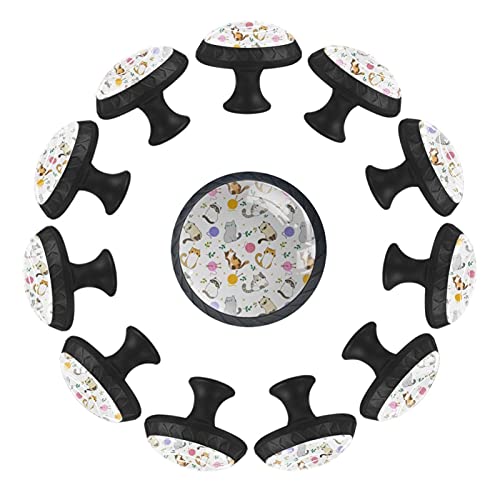 Bouton de tiroir chat pour remplacer les poignées cassées de commode