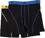 adidas Men's Sport Performance Climalite Boxer Brief Underwear (2 Pack)