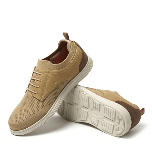 Image of Dearfoams Men's Nash Slip on Oxford Shoe - Lightweight, Breathable with Arch Support Dress Shoe
