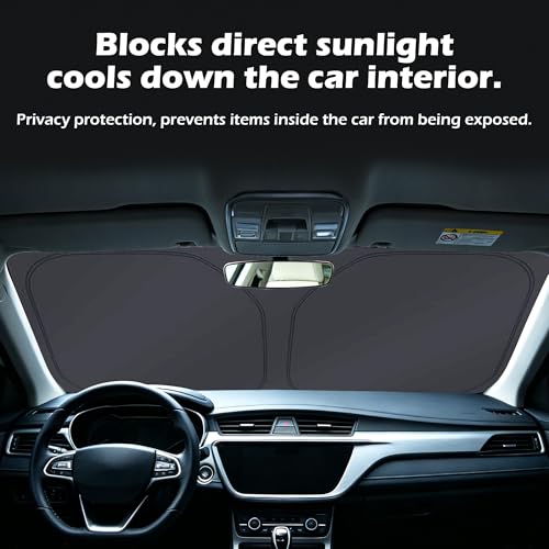YYSSNM Car Foldable Sun Shade Windshield for su baru Forester 2020-2024 by YYSSNM - Used condition - Image 6