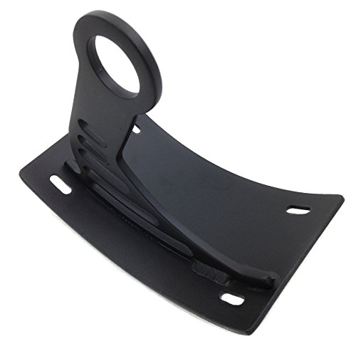 Httmt Mt360-06- Motorcycle Black Vertical Curved Mount License Plate Bracket Tag Holder Compatible With 2006-2012 Yzf-R6/ 2006-2011 Suzuki Boulevard M109R #TOP2