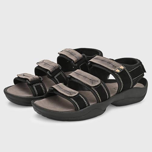Image of Centrino Sandals for Men | Stylish Men's Casual Sandal for Office & Travel | Comfortable Sandals with Grip Insole & Quality (8141)
