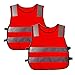 Produktbild 2 Pack Kinder Sicherheitsweste, Kinder Reflektorweste, LIDIWEE Sicherheits-Weste mit reflektierenden Signalstreifen Warnweste für Kinder Outdoor Aktivitäten bei Nacht Laufen Radfahren Kostüm, rot