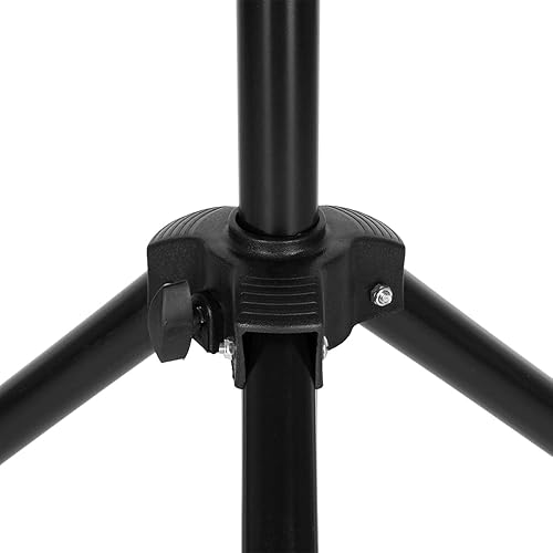 Miniatura 8 de Soporte telescópico para altavoz PA para trípode  Soporte de soporte de altavoz resistente  Altura ajustable de 47.6 a 71.7 pulgadas  Patas