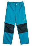  Finkid Jungen URAKKA Outdoorhose mit Verstärkungen 1322006 in Seaport, Farbe:Blau, Kleidergröße:100/110