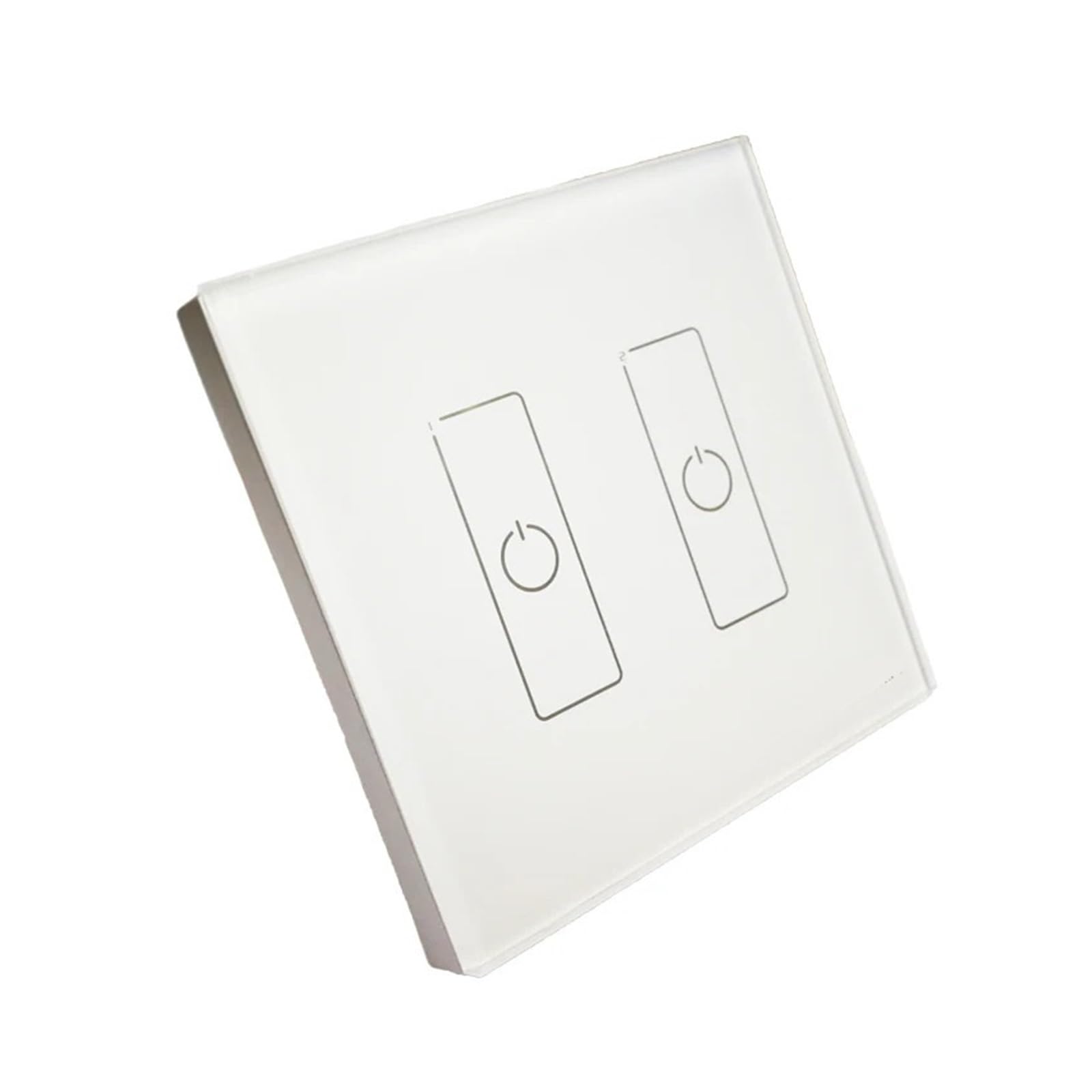 Regulador de intensidad LED 86 Pantalla táctil montada en la pared 1 2 3 4 zonas alimentadas por controlador LED de alimentación de bus Atenuador LED(EDA2 2 zones dimmer)
