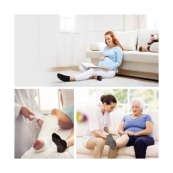 unenow-Unisex-Non-Slip-Grip-Socks-with-Cushion-for-Yoga-Pilates-Barre-Home-Hospital unenow Unisex Non Slip Grip Socks with Cushion for Yoga Pilates Barre Home & Hospital