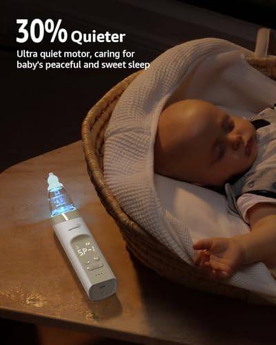 Image of GROWNSY Nasal Aspirator for Baby, Electric Nose Sucker, Powerful Suction