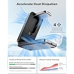 KPON for Magsafe Charging Station 3 in 1, Foldable Travel Charger Stand for Apple, Wireless Magnetic Charging Dock for Multiple Devices iPhone 17 16 15 14 13 12 Series/Apple Watch/Airpods - Image 3