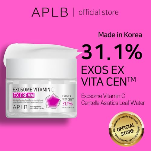 APLB Exosome Vitamin C EX Cream | EXOS EX VITA CEN™ 31.1% 1.86 FL.OZ/Korean Skincare, Efficient absorption, Dark spots, Elasticity Care, Revitalize for gentle and improve skin texture