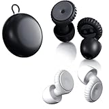 Ohrstöpsel zum Schlafen (Earplugs), Silikon Ohrenstöpsel mit 45 dB SNR Geräuschreduzierung, Flexible Passform | wiederverwendbar, 2 Paar mit 3 Größen (S/M/L), für Seitenschläfer, Flugzeug & Konzert