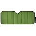 Motor Trend AS-312-GN Green Front Windshield Shade-Jumbo Accordion Folding Auto Sunshade for Car Truck SUV-Blocks UV Rays Sun Visor Protector-Keeps Your Vehicle Cool-66 x 27 Inch