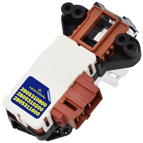 Bloqueo Cerradura para Puerta de la Lavadora con Código Original 2805310800 2805310200 2805311600 para Beko para Arcelik para Altus para Arctic para Blomberg - Garantía de 10 Años - MONTERAL