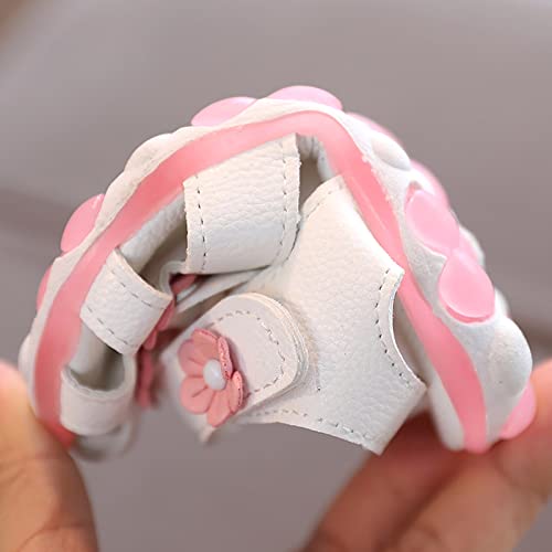 Baby Toddler Infant Girls PU Leather Soft Open Toe Summer Sandals Flower Flat Shoes Bowknot Sandals3