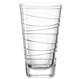 Exklusiver Hingucker: Durch das Innenrelief im Getränke-Becher werden tolle Lichtreflexionen ausgelöst und dem eckigen Trink-Glas eine dreidimensionale, runde Optik verliehen