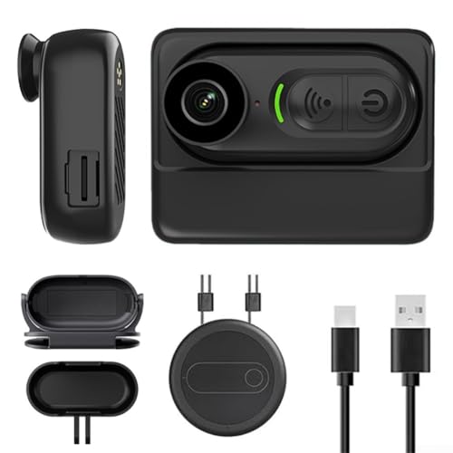 Cámara de acción portátil 4K con accesorio magnético, diseñada para exteriores, para aventuras, deportes y viajes, amplio ángulo de visión de 125 grados, soporta hasta 512 GB de almacenamiento