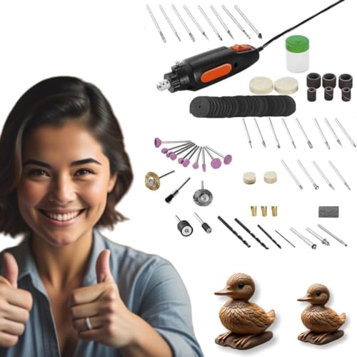 NEW!! Warrior 0.7 Amp Rotary Tool Kit, 80-Piece - 16,000 RPM, Ideal for Sanding, Polishing, Grinding, Sharpening, Cutting and Drilling