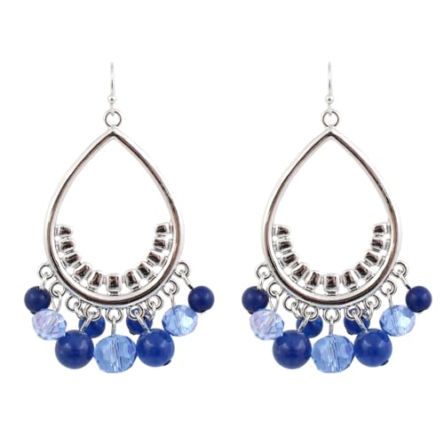 Teardrop Earrings for Women Multi Boho Beaded Dangle Drop Earring