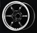 Advan RG-D2 15x8.0 +28 4-100 Machining & Black Gunmetallic Wheel (YAT5G28AMBG)