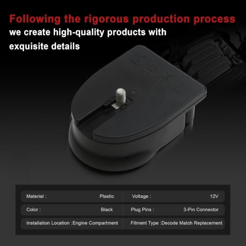 1K0951605A / 1K8951605A Anti-Theft Alarm Siren Horn – 12V 3-Pin Replacement - Image 6