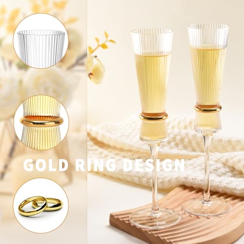 Parihy JB2 Wedding Champagne Flutes Set Of 2 thumb #2