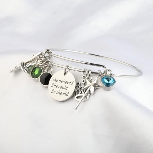 MYOSPARK Witch Inspired Musical Gift Witch Charm Bracelet Friendship Bracelet Musical Lover Gift3