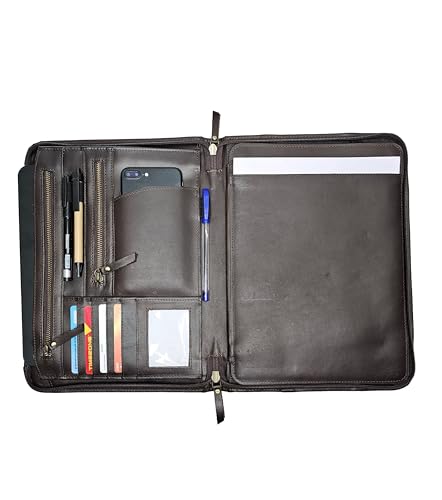 image for Handmade Genuine Leather Business Portfolio by Jaald | Professional Or