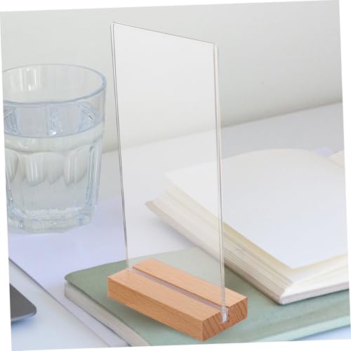 Support de table acrylique transparent porte-menu vertical t lot de 5 pièces - 7
