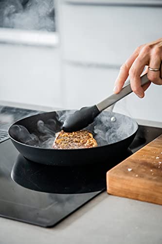 KitchenAid Kitchen Tongs, Silicone Tongs, Stainless Steel Cooking Tongs, Easy Wash Sicilone Tipped Tongs - Onyx Black - Image 5