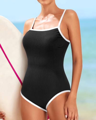 Image of Tempt Me Athletic One Piece Swimsuits for Women | Training, Sport, Racerback, Keyhole, Adjustable straps, Full coverage