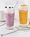 LIANYU Long Handle Spoon Set of 8, Stainless Steel Mixing Spoon, Stirring spoon, Ice Tea Coffee Stir Spoon for Bar Restaurant Home Use, 7 3/4 Inches
