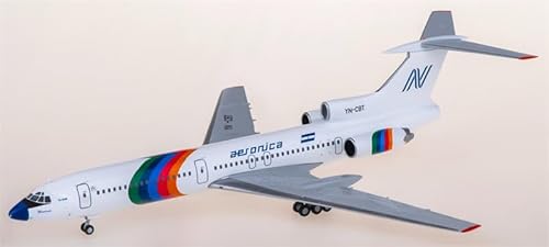 航空機モデル完成品 moderu for Herpa for Aeronica for Tupolev TU-154M YN-CBT 1:200 Airplane Pre-built Model [並行輸入品]のサムネイル