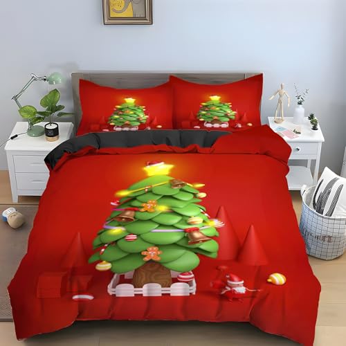 Housse de couette 220x240 Noël, cadeau idéal pour parure de lit - 2