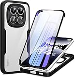 【Protection Complète 360 Degrés】Offre une couverture avant qui protège l'écran, en plus, il y a un étui de protection avec pare-chocs en TPU souple et dos en PC dur. Quatre coins rembourrés renforcés et un panneau arrière en PC solide le rendent résistant aux chutes, aux collisions et aux rayures, et peut facilement gérer toutes sortes de blessures dans la vie. Les deux parties forment étroitement une protection complète du corps pour votre téléphone contre les chocs et les bosses.