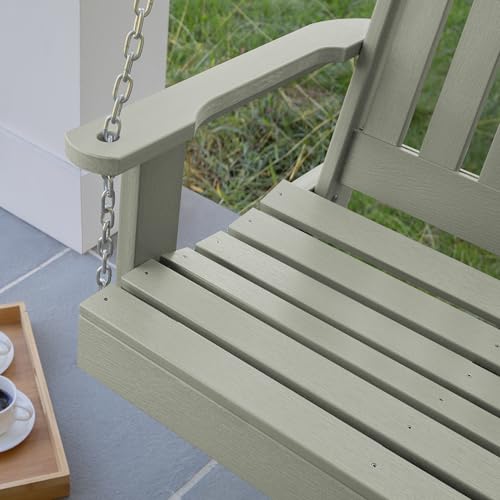Image of Highwood Lehigh Porch Swing, 4 Feet, Eucalyptus