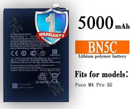 Image of Original BN5C Battery for Xiaomi Poco M4 Pro Battery with 1 Year Warranty ****(G00203)