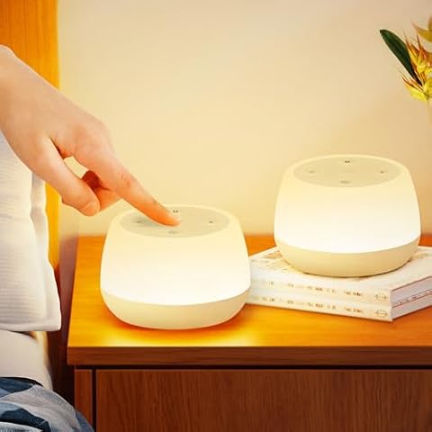 Bonsery Lampes de chevet LED tactiles Cover
