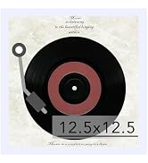 JCJMY Wood Vinyl Record Frame for the Wall, Display 12.5x12.5 Album Cover and 12x12 LP Vinyl Reco...