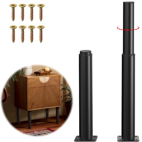 Opiniones y reviews de Patas ajustables para mesas los más solicitados. 37 IRONDIY - Patas ajustables de metal para muebles de 10 a 16 pulgadas, patas de repuesto de altura ajustable para mesa/cama/muebles/gabinete/sofá, patas de soporte de marco central...