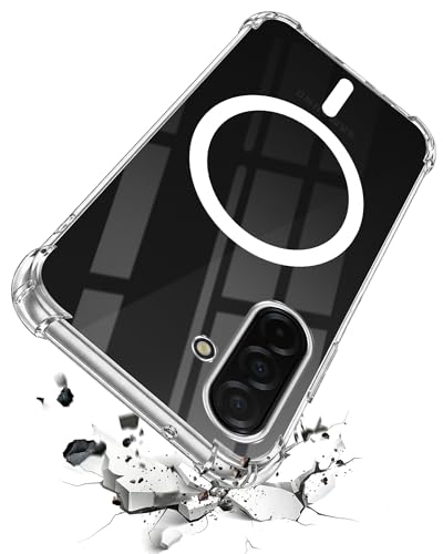 Image of Jkobi Shockproof Crystal-Clear Back Cover for Samsung Galaxy A26 5G (Magsafe Wireless Support | Drop & Camera Protection | Hard Polycarbonate)