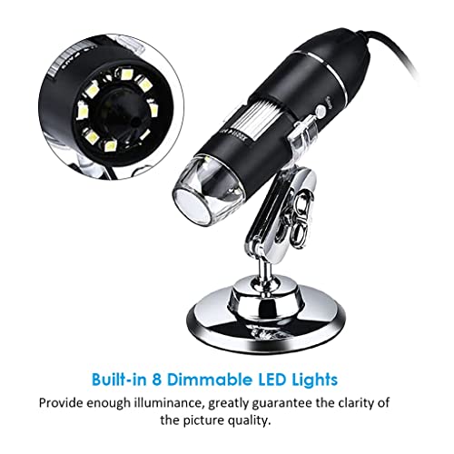 Microscope numérique haute clarté doté d'un éclairage d'agrandissement led - 8